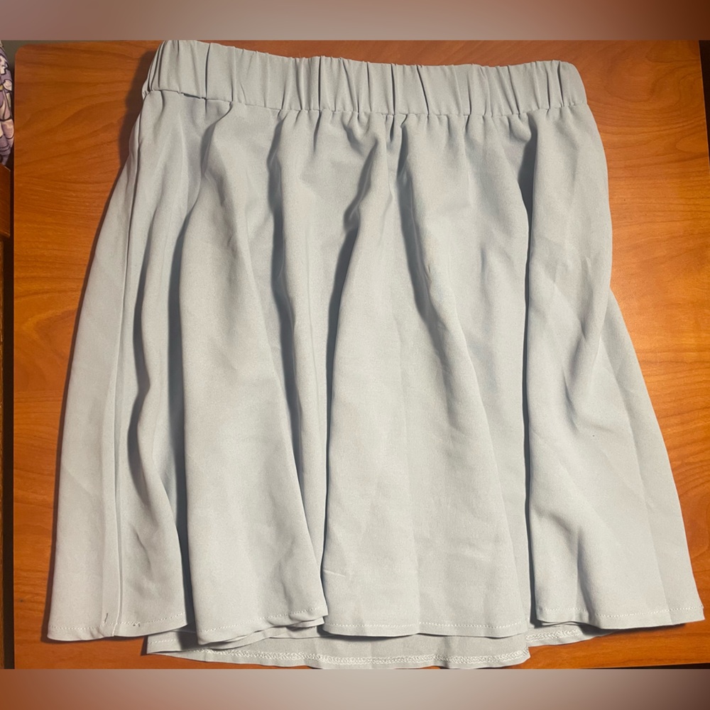 SHEIN baby blue skirt